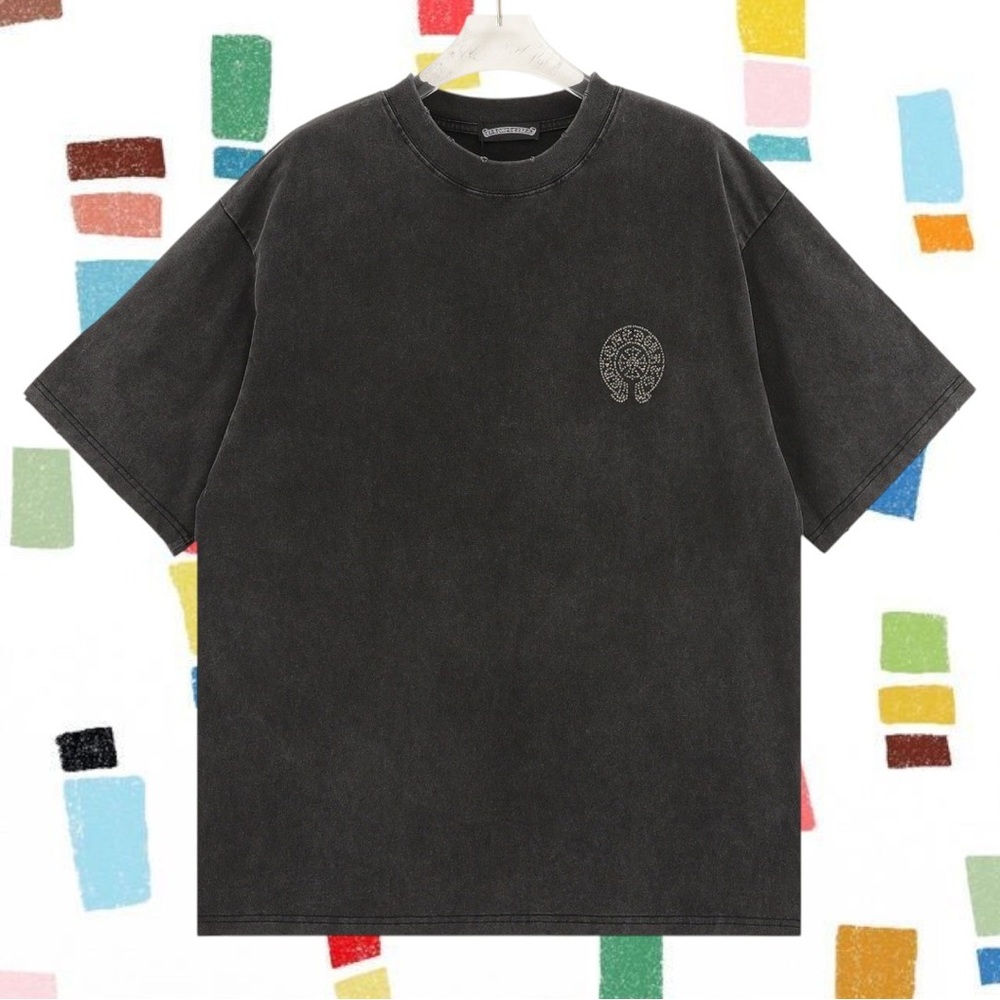 Chrome Hearts Black Short Sleeve Tee